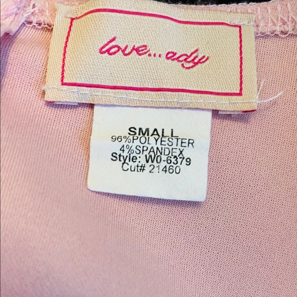 Love Ady Pink Retro Style Dress Size S - Picture 4 of 4
